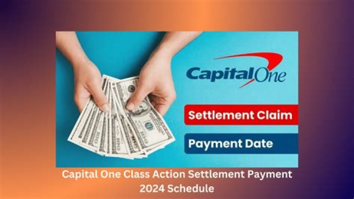 Capital One Class Settlement Payment 2023