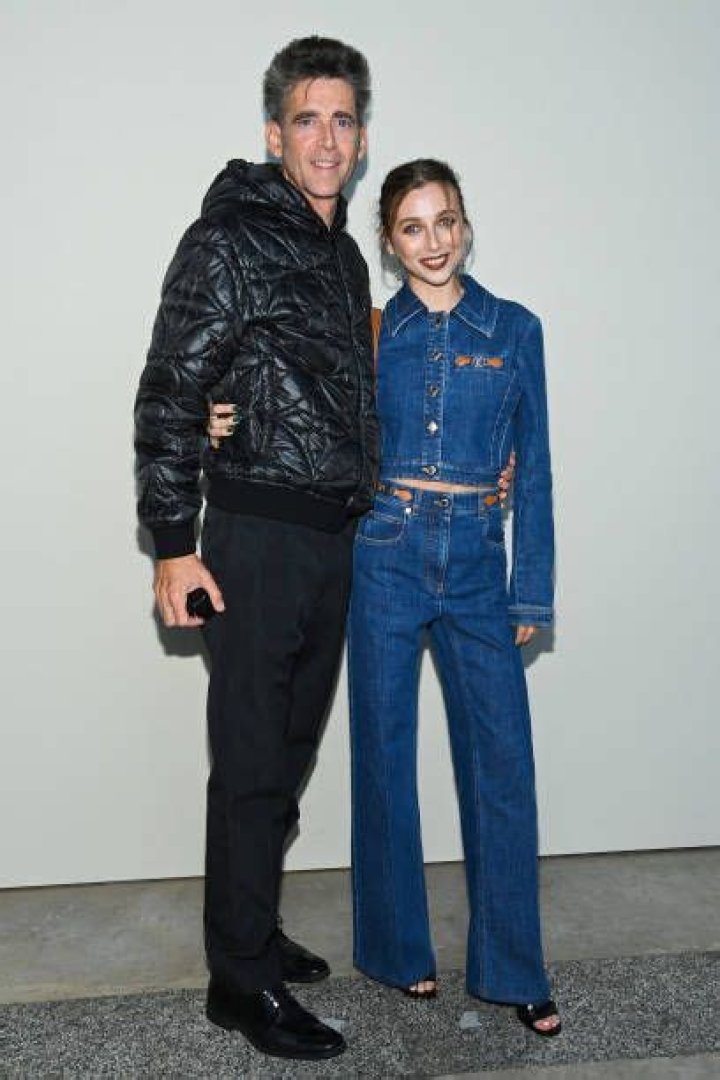 Emma Chamberlain with dad