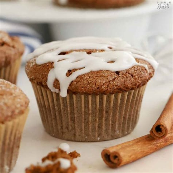 Gingerbread Muffins - Celebrating Sweets
