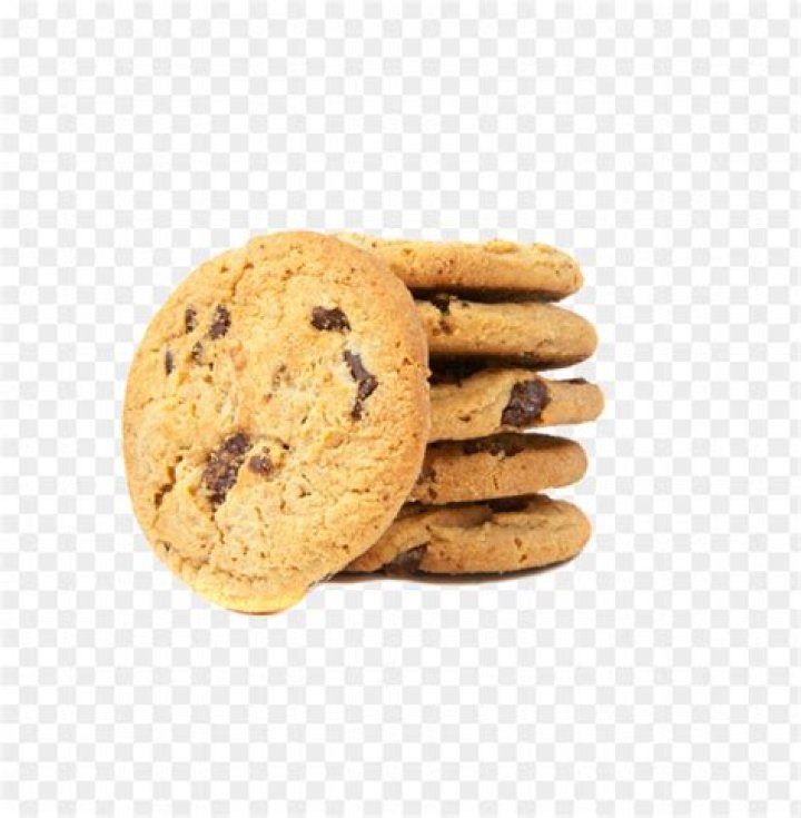 Stack of thin chocolate cookies on a white board. 